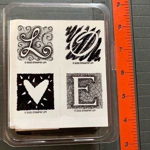 Stampin Up LETTERS OF LOVE